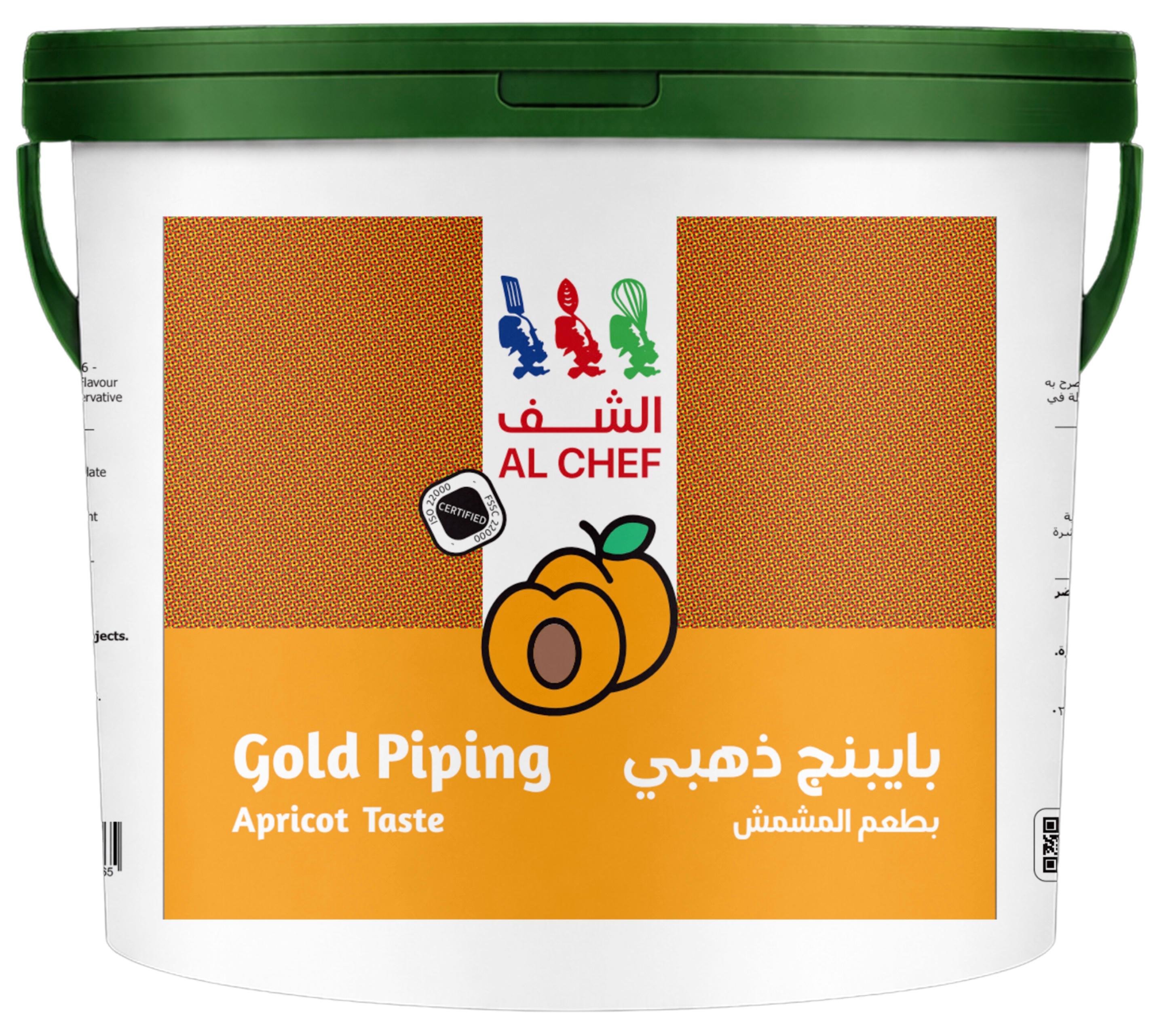 Apricot Gold Piping